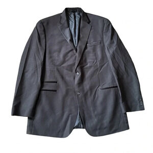Sean John Fine Tailoring Blazer/sports Coat Dark Gray Men Size 46XL